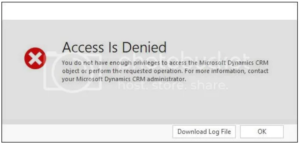 'Access Is Denied' Error Message