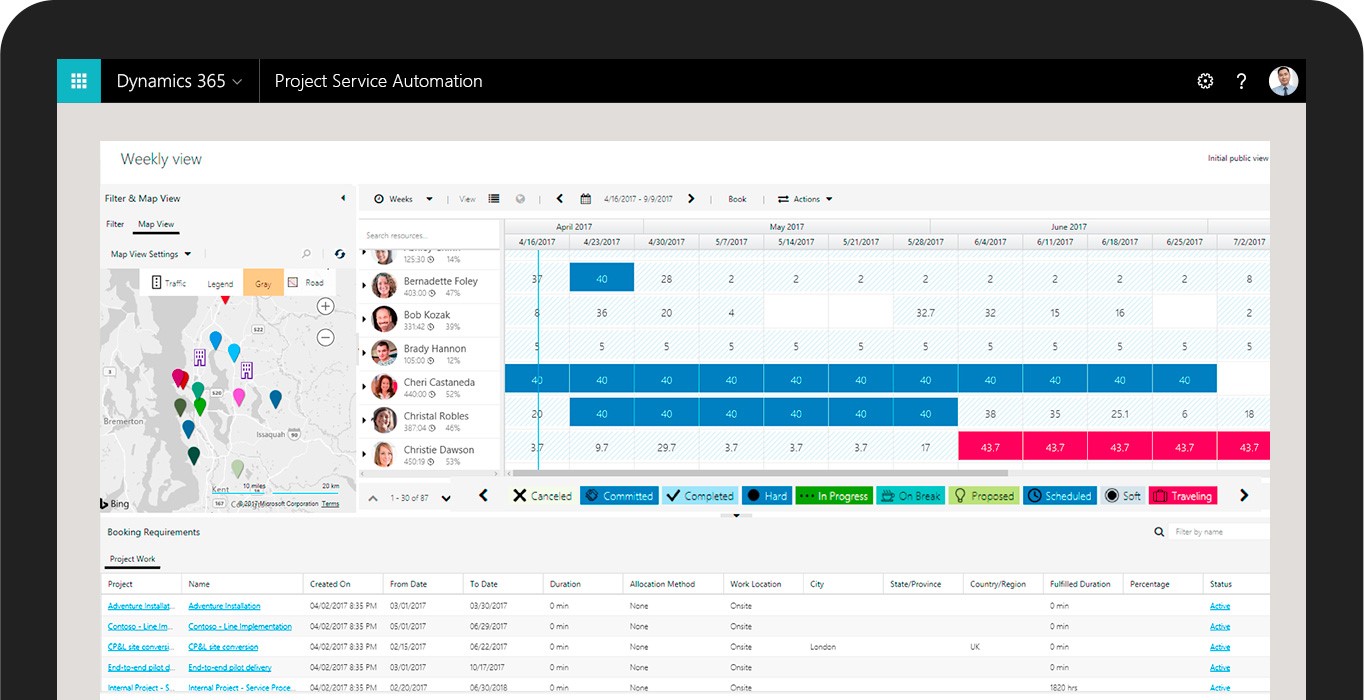 establishing relationships in project plan 365