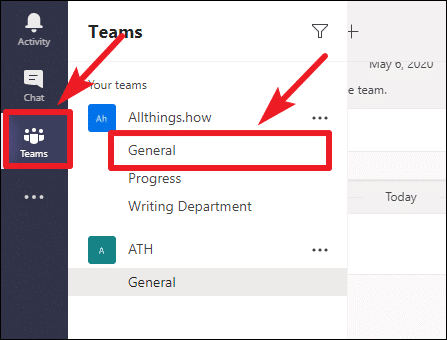 Microsoft Teams General Section
