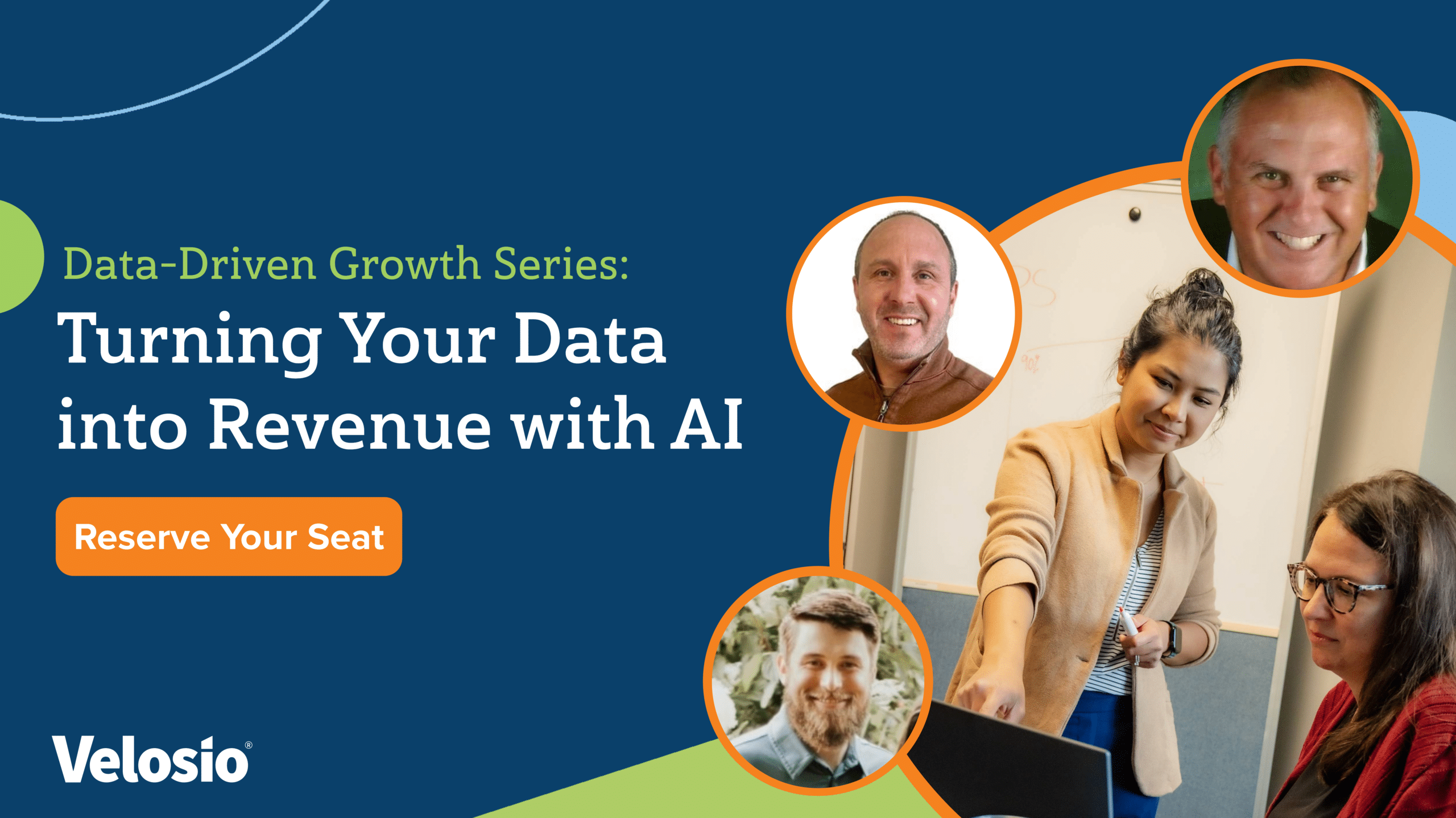 Webinar promotion for Data-Driven Growth Series